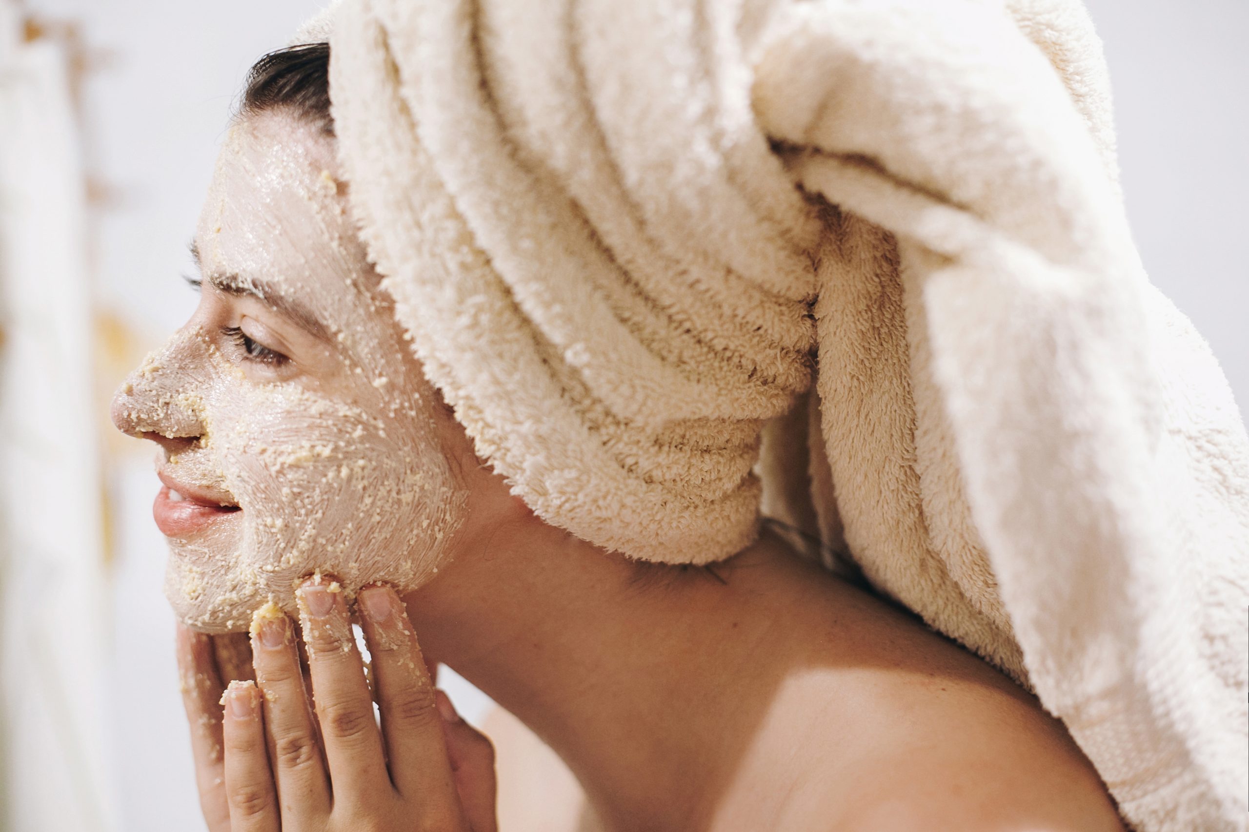 A brightening facial scrub? It doesn’t get any easier than this