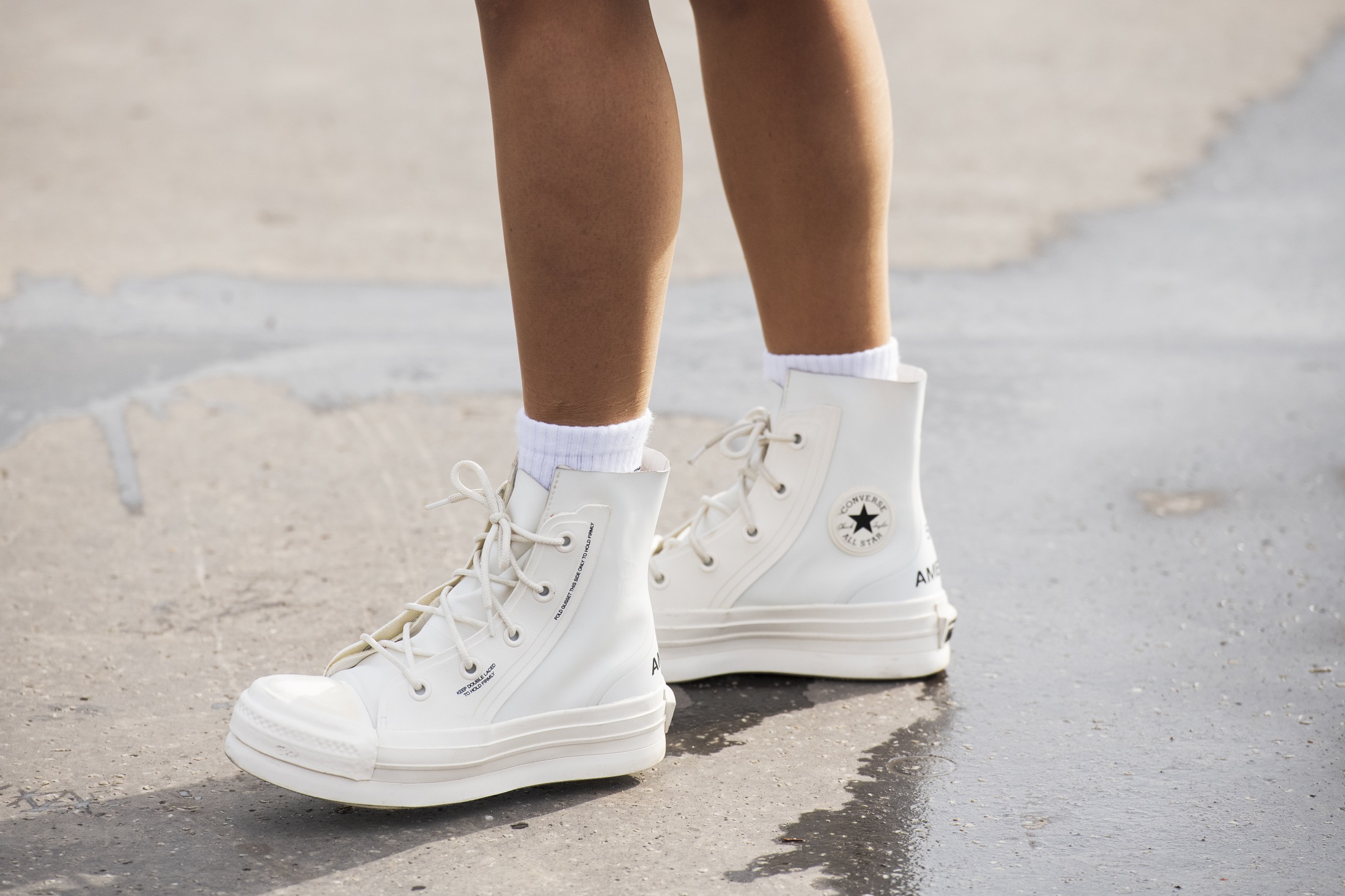How should you take care of white sneakers and can you save the ones that have already yellowed?